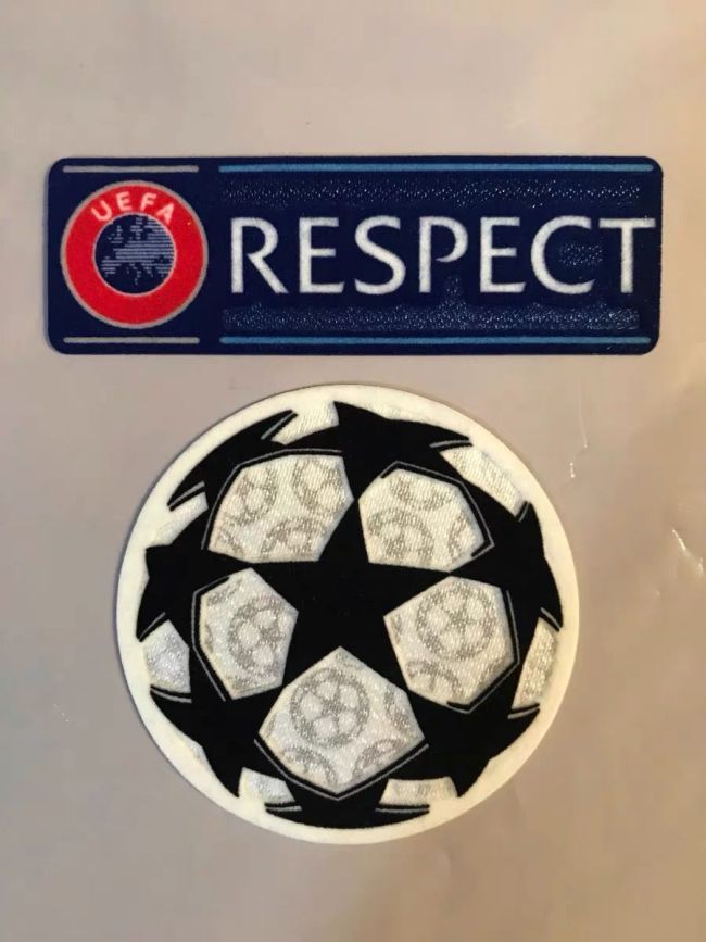 UEFA Champions League Badge UCL Patch Respect Badge