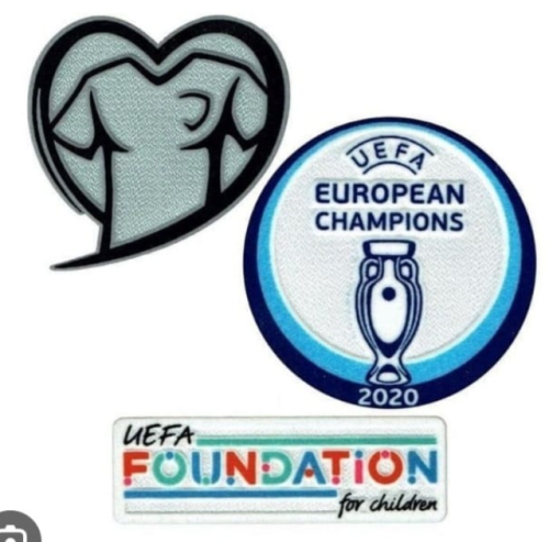 Italy Patch Set Euro 2024 Qualifiers Badge