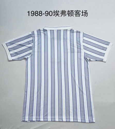 Retro Jersey 1988-1990 Everton Away White Soccer Jersey