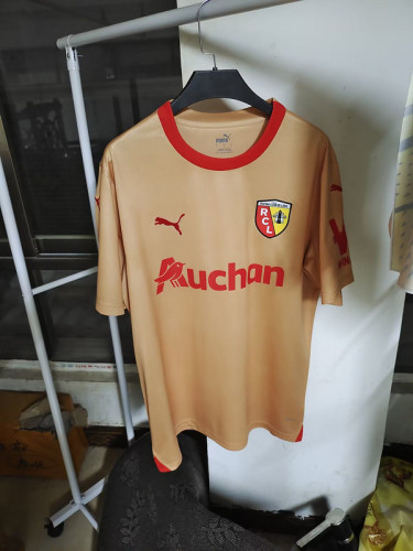Maillot Lens Fan Version 2023-2024 RC Lens UCL Version Champions League Edition Soccer Jersey