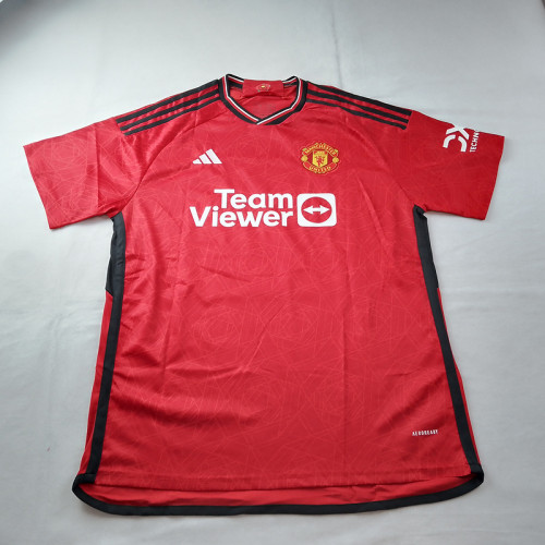 Fans Version 2023-2024 Manchester United MOUNT 7 Home Soccer Jersey Man U Football Shirt
