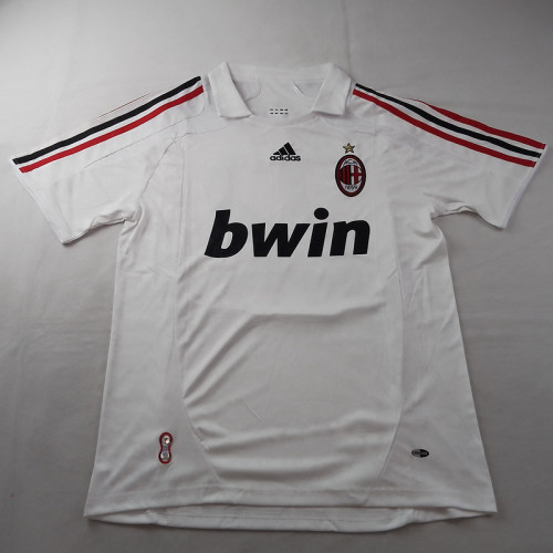 Retro Jersey 2006-2007 AC Milan KAKA' 22 Away White Soccer Jersey
