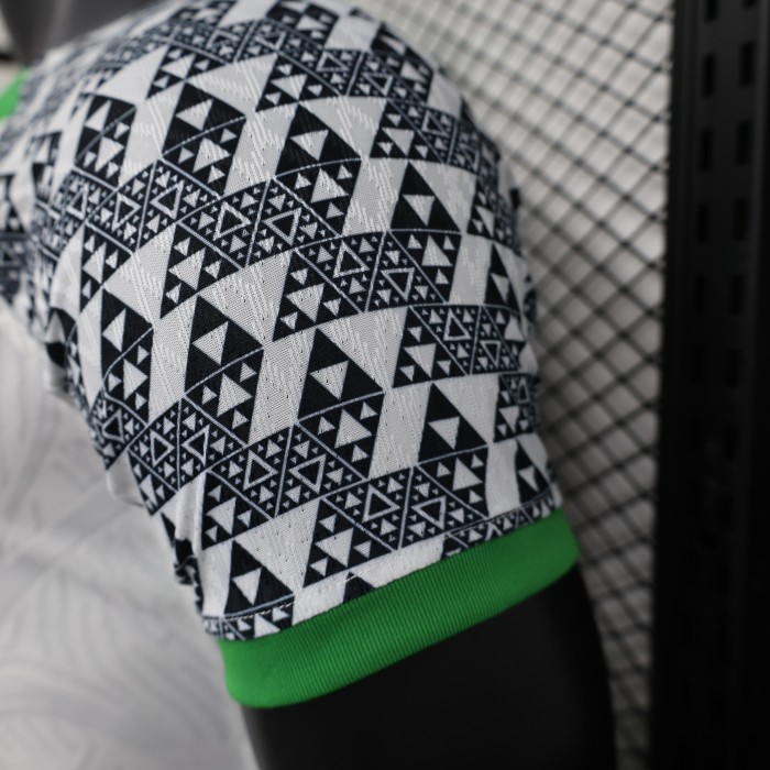 Player Version 2022 World Cup Nigeria White Soccer Jersey