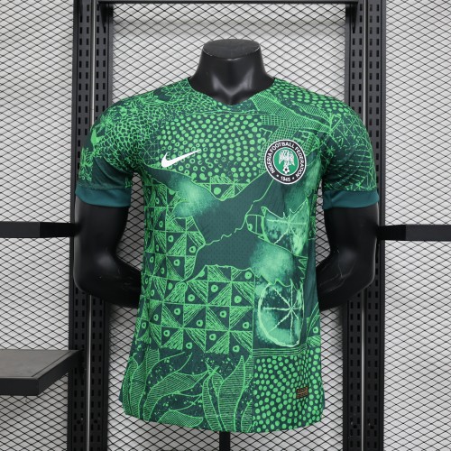 Player Version 2022 Nigeria Home Soccer Jersey