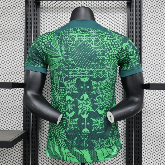 Player Version 2022 Nigeria Home Soccer Jersey