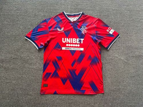 Fan Version 2023-2024 Queens Park Rangers Third Away Red Football Shirt Socer Jersey