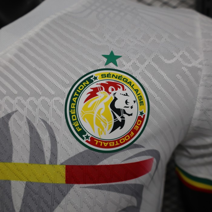 Player Version 2023 Senegal White Soccer Jersey Football Shirt