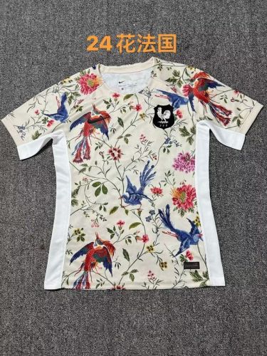 Fan Version 2023 France Flower Edition Soccer Jersey