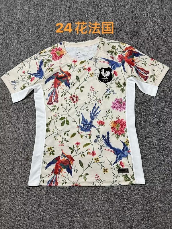 Fan Version 2023 France Flower Edition Soccer Jersey