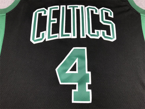 Boston Celtics 4 HOLIDAY Black NBA Jersey Basketball Shirt