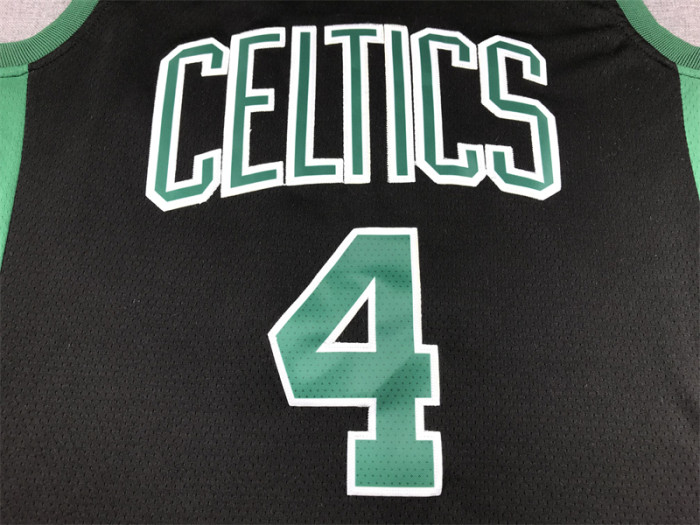Boston Celtics 4 HOLIDAY Black NBA Jersey Basketball Shirt