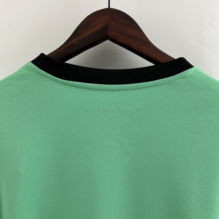 with Sponor Logo Fans Version 2023-2024 Atletico Madrid Third Away Green Soccer Jersey
