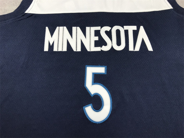 Featured Edition Minnesota Timberwolves 5 EDWARDS Borland NBA Jersey Basketball Shirt