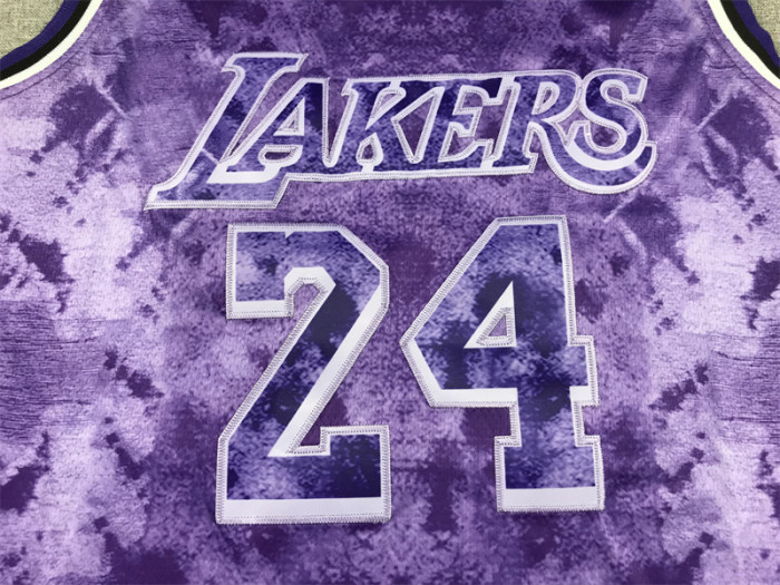 Featured Edition Los Angeles Lakers 24 Kobe Bryant Purple NBA Jersey Basketball Shirt