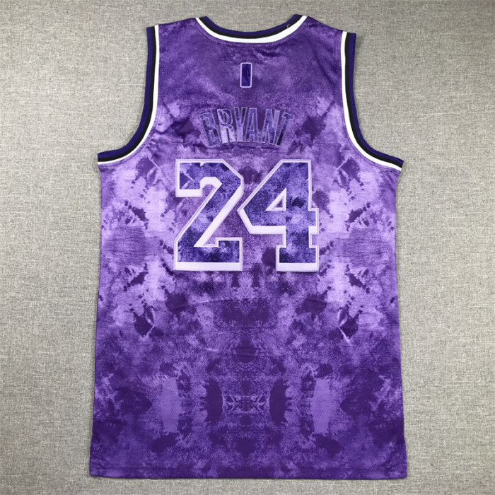 Featured Edition Los Angeles Lakers 24 Kobe Bryant Purple NBA Jersey Basketball Shirt