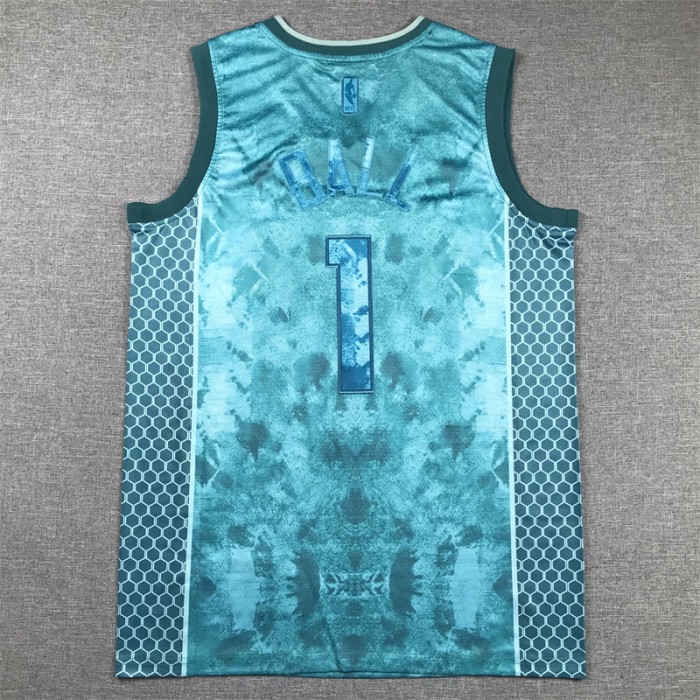 Featured Edition New Charlotte Hornets 1 BALL Basketball Shirt NBA Jersey