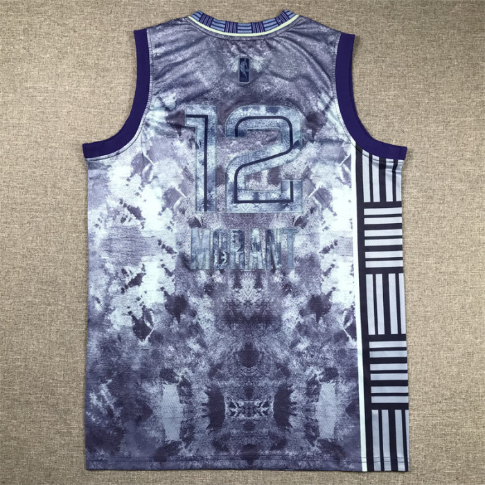 Featured Edition Memphis Grizzlies 12 MORANT NBA Jersey Basketball Shirt