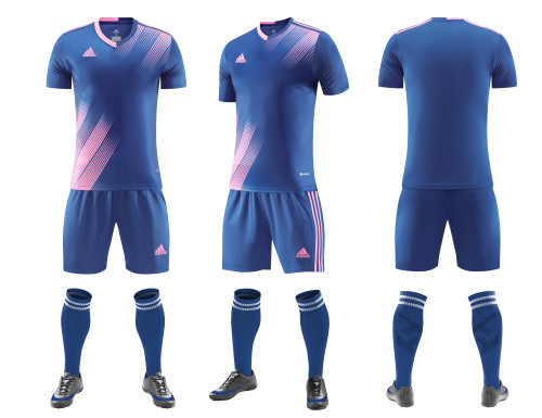 818 DIY Soccer Training Uniforms Blank Soccer Jersey Shorts Custom Football Shirt Shorts