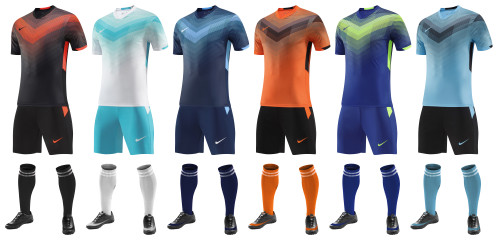 907 DIY Soccer Training Uniforms Blank Soccer Jersey Shorts Custom Football Shirt Shorts