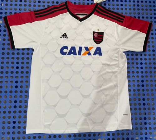 Retro Jersey 2014 Flamengo White Soccer Jersey Vintage Football Shirt