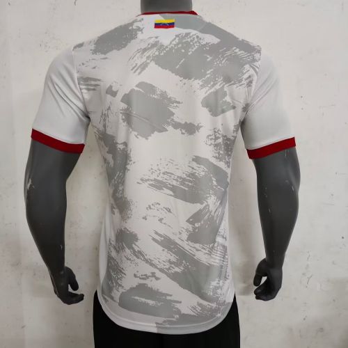Fan Version 2023-2024 Venezuela Away White Soccer Jersey
