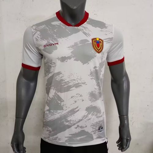 Fan Version 2023-2024 Venezuela Away White Soccer Jersey