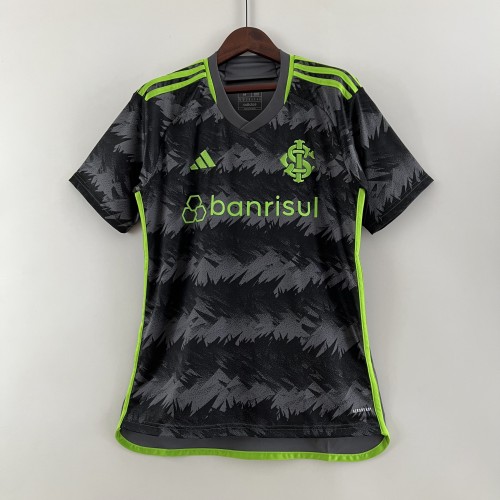 Fan Version 2023-2024 Sport Club Internacional Third Away Black Soccer Jersey
