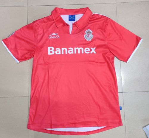 Retro Jersey 2004-2005 Deportivo Toluca Home Soccer Jersey Vintage Football Shirt