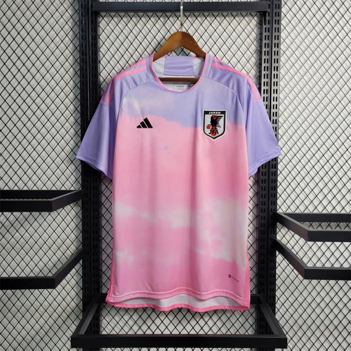 Fans Version 2023 Japan Away Pink Soccer Jersey