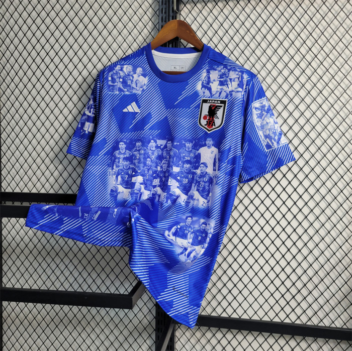 Fans Version 2023 Japan Special Editiona Blue Soccer Jersey