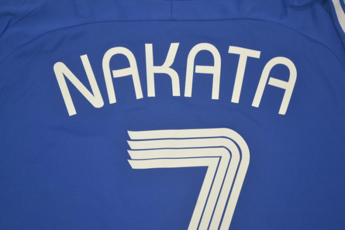 with Patch Retro Jersey 2006 Japan NAKATA 7 Home Vintage Soccer Jersey