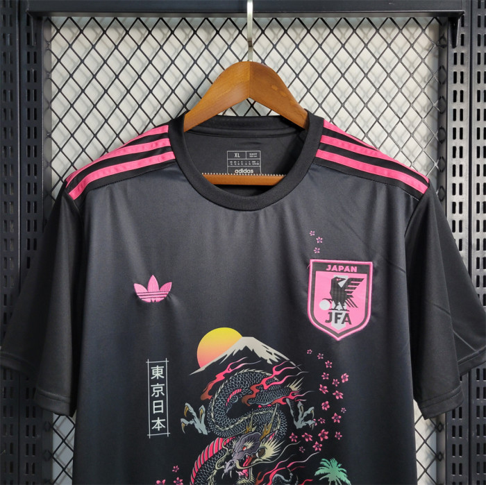 Fans Version 2023 Japan SHENRON 7 Black Soccer Training Jersey