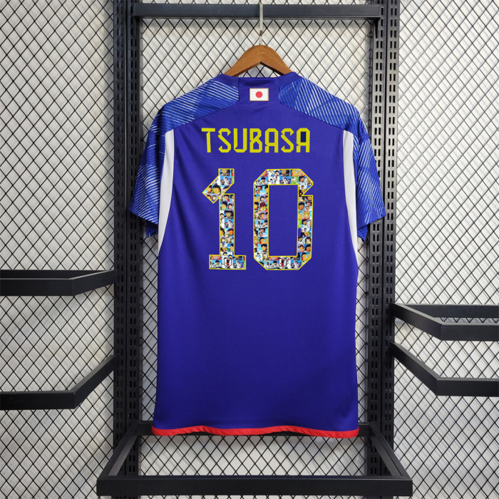 Fans Version 2022 World Cup Japan 10 TSUBASA Home Soccer Jersey