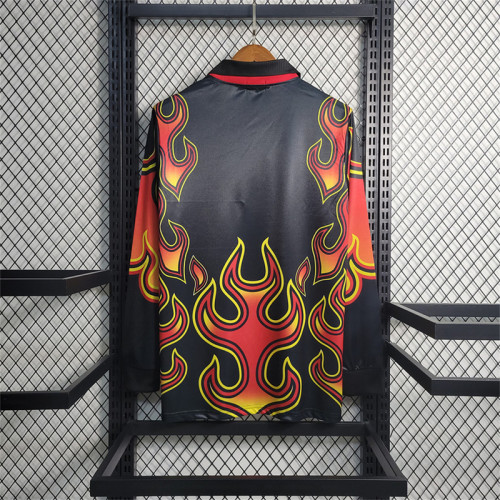 Retro Jersey 1998 Japan Red Flame Goalkeeper Soccer Jersey Vintage Football Shirt