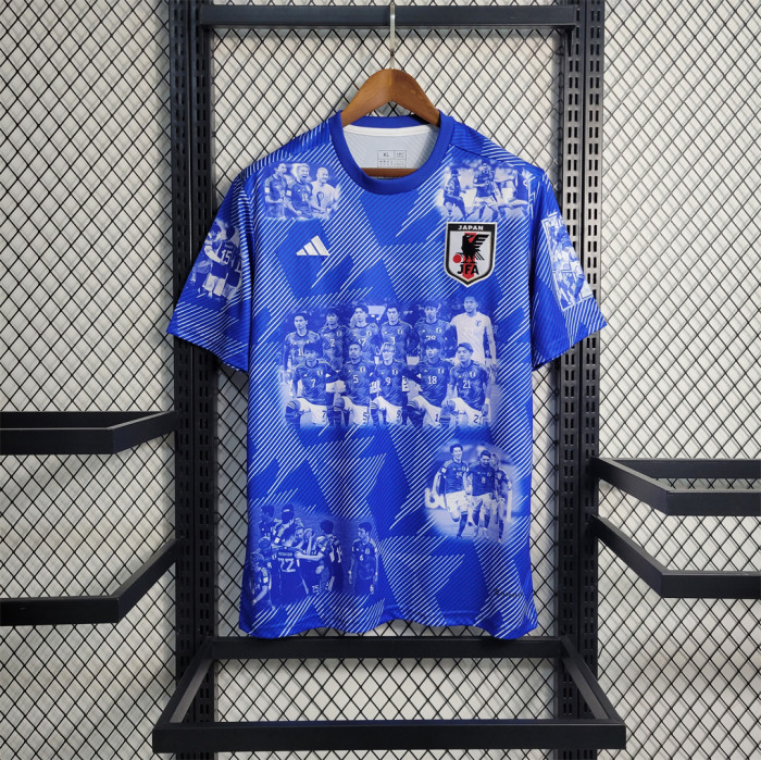 Fans Version 2023 Japan Special Editiona Blue Soccer Jersey