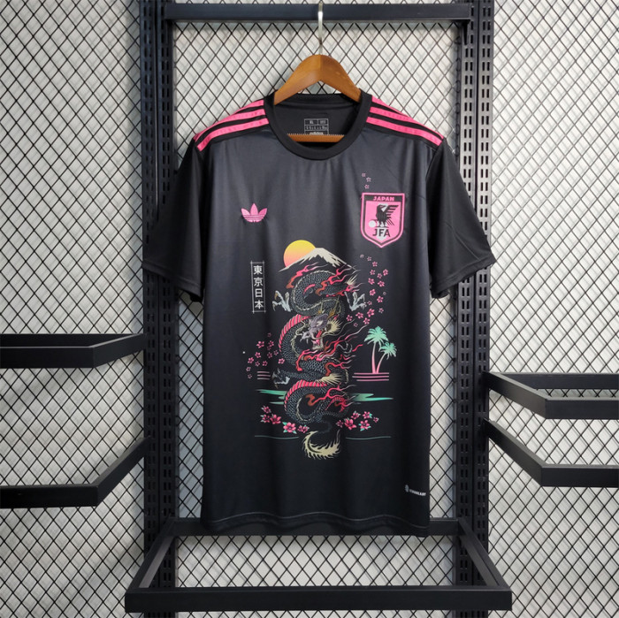 Fans Version 2023 Japan SHENRON 7 Black Soccer Training Jersey