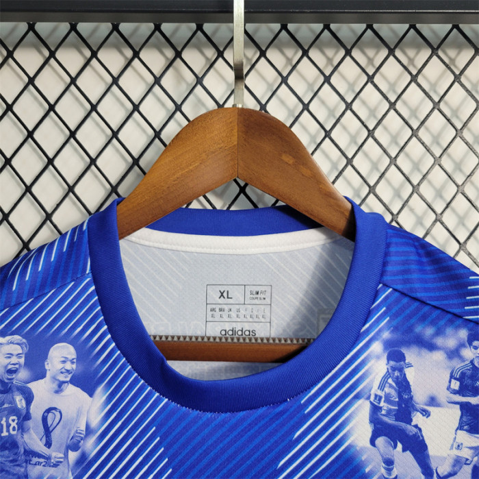 Fans Version 2023 Japan Special Editiona Blue Soccer Jersey