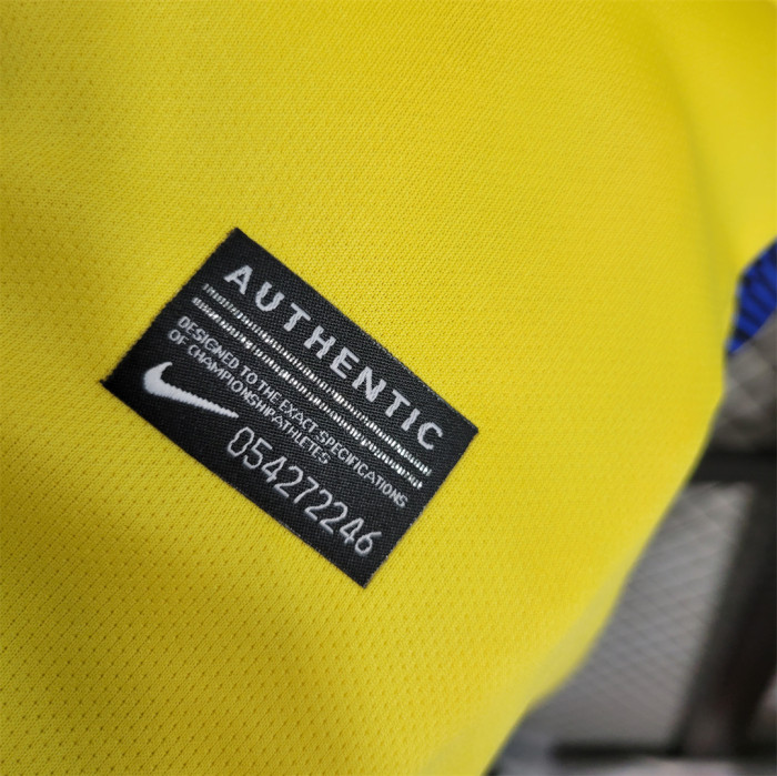 Retro Jersey 2014-2015 Corinthians Yellow Goalkeeper Soccer Jersey