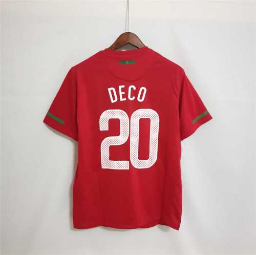 Retro Jersey 2010 Portugal DECO 20 Home Soccer Jersey Vintage Football Shirt