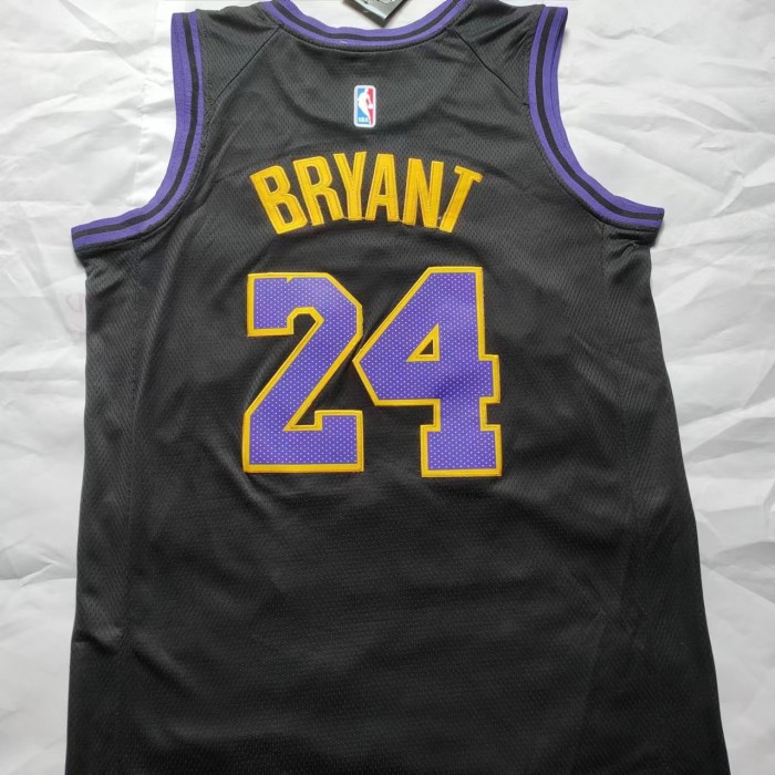Los Angeles Lakers 24 KOBE BRYANT Black/Purple NBA Jersey Basketball Shirt