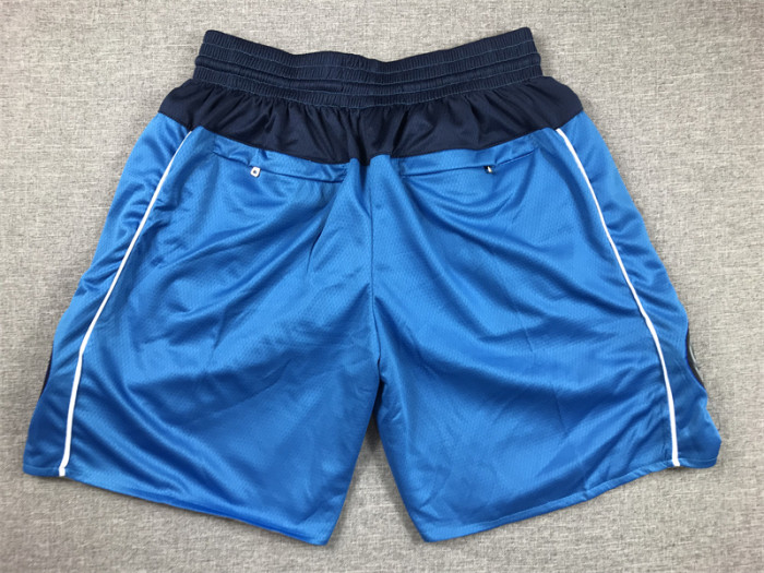 with Pocket Dallas Mavericks NBA Shorts Blue/Black Basketball Shorts