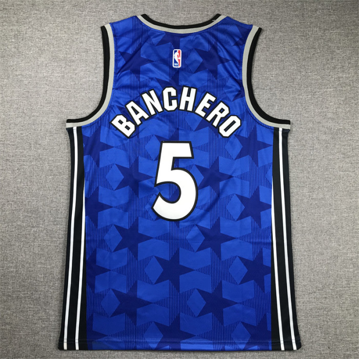 Orlando Magic 5 BANCHERO Blue NBA Jersey Basketball Shirt