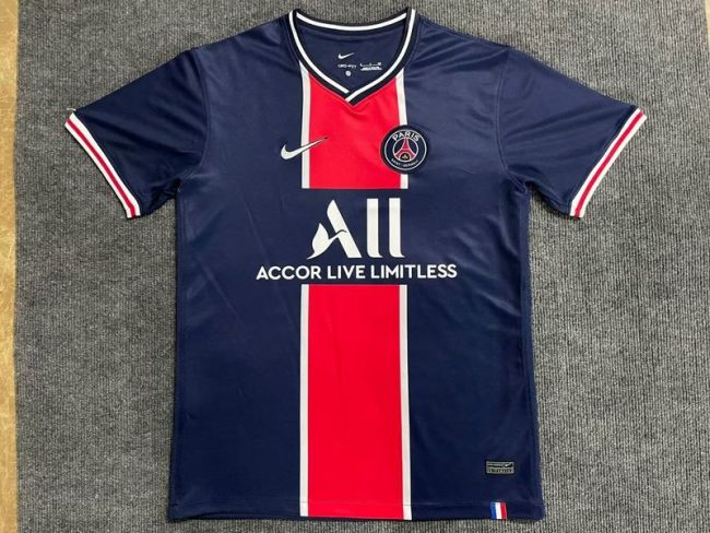 Retro Jersey 2020-2021 PSG Home Soccer Jersey Vintage Paris Football Maillot