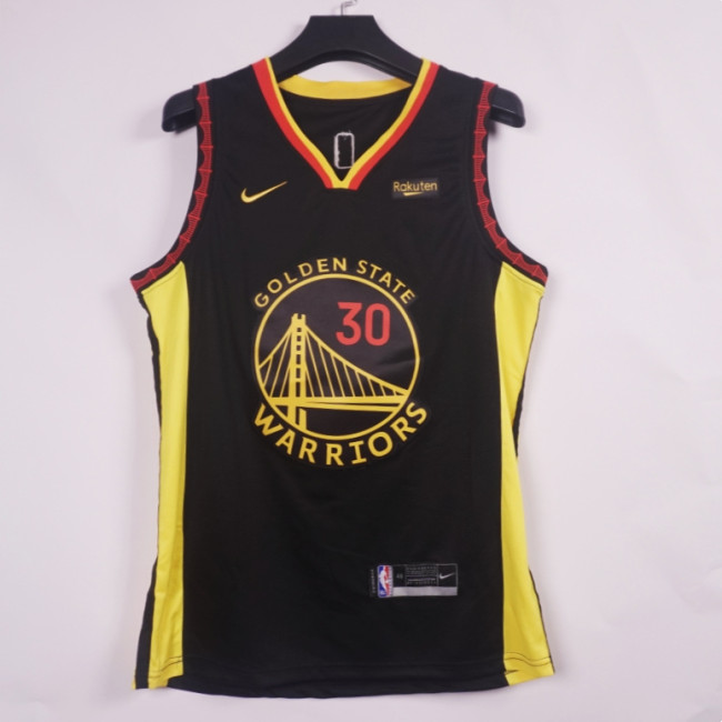 2024 Golden State Warriors 30 CURRY Black NBA Jersey Basketball Shirt