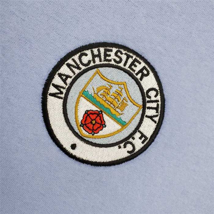 Retro Jersey 1972 Manchester City Home Soccer Jersey Vintage Football Shirt