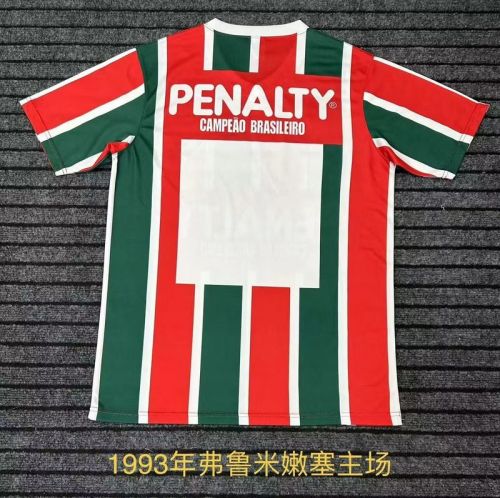 Fluminense Camiseta de Futbol Retro Jersey 1993 Fluminense Home Vintage Soccer Jersey