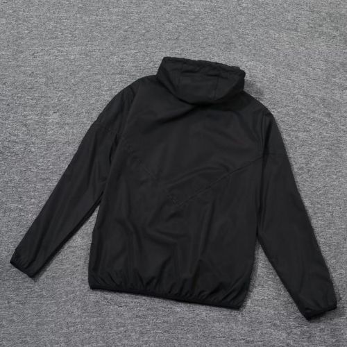 2023-2024 Arsenal Black Soccer Windbreaker Jacket