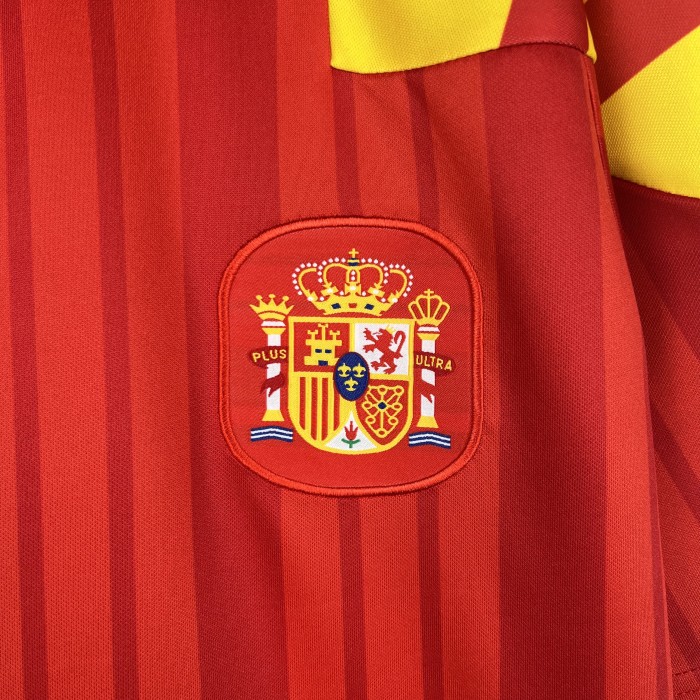 Retro Jersey 1992-1994 Spain Home Soccer Jersey Vintage Football Shirt