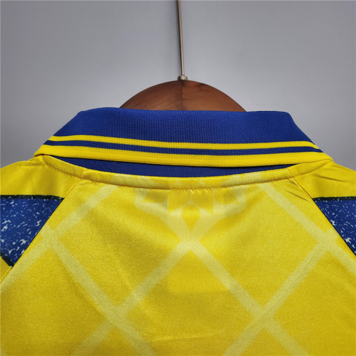 Retro Jersey 1995-1997 Parma VERON 10 Yellow Soccer Jersey Vintage Football Shirt