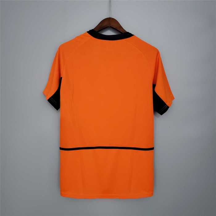 Retro Jersey 2002 Netherlands Home Soccer Jersey Vintage Holland Football Shirt
